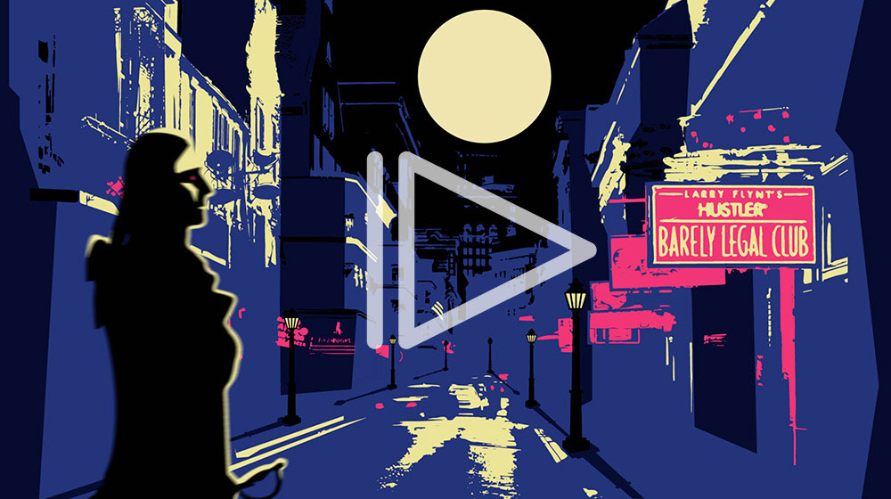 MOON OVER BOURBAN STREET / Konzept, Illustration, Motion bei Zagraphics